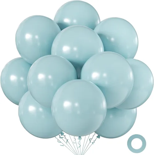 Vista 69 de KALOR Globos color morado ceniza de 18 pulgadas, 10 globos de látex mate, globos redondos grandes para bodas, baby shower, fiestas de cumpleaños