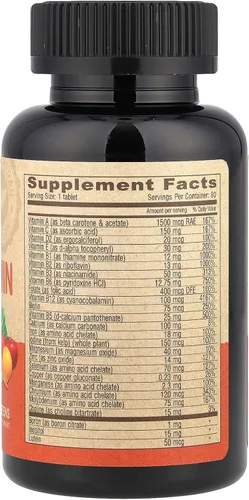 Vista 2 de Deva Suplemento multivitamínico y mineral vegano, fórmula única al día con verduras, vitaminas A, C, D, E, complejo B, formulación de alta potencia