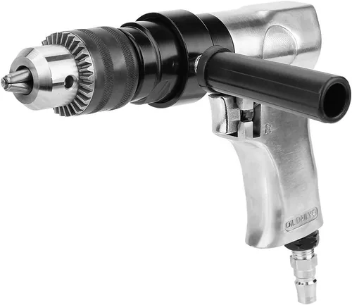 Vista 9 de Taladros de pistola neumática, taladro neumático de 1/2 pulgada, 700 rpm CW/CCW tipo mango reversible de velocidad variable herramienta