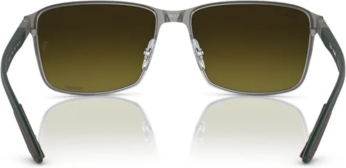 Vista 4 de Ray-Ban Rb3721ch Chromance Square Sunglasses