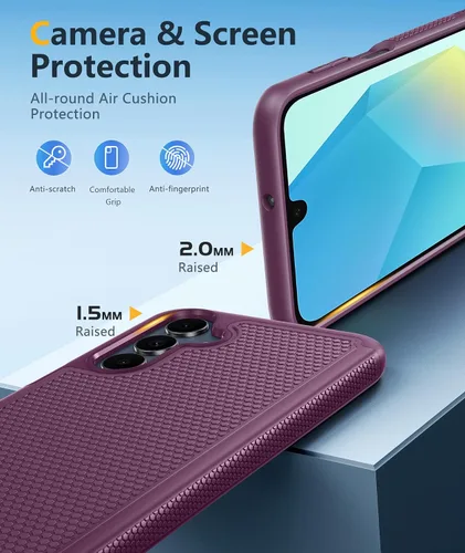 Vista 810 de FNTCASE Funda para iPhone 17 Pro: Fundas delgadas translúcidas de color azul claro compatibles con MagSafe, protección completa de la cámara
