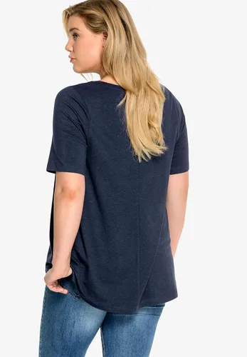 Vista 3 de ellos Túnica de mujer con cuello en V y talla grande