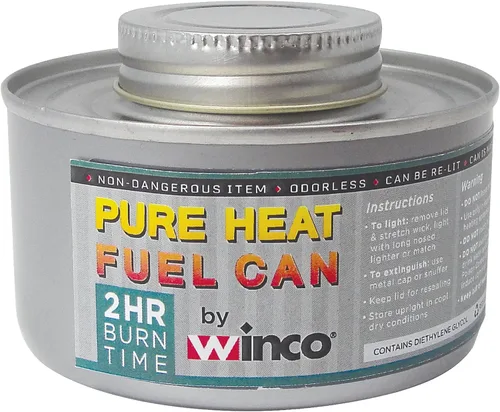 Vista 7 de Winco Latas de combustible reutilizables de 6 horas de combustión