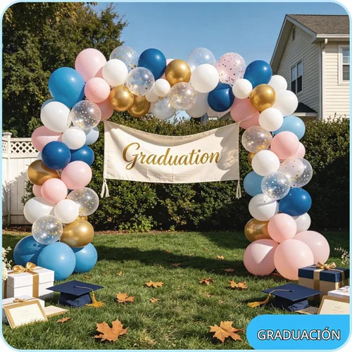 Vista 7 de Kit de arco de globos: soporte de arco de globos flexible de 8.2 pies y 6 pies con base y bomba manual, soporte de globo de medio arco reutilizable
