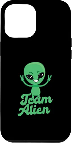 Vista 6 de iPhone 13 Pro para Alien Aliens Lovers Green Alien Meme Team Alien Skin Case