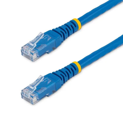 Vista 20 de StarTech. com Cable Ethernet CAT6 de 1 pie – Cable Ethernet CAT 6 Gigabit negro -650MHz 100W PoE++ RJ45 UTP moldeado Categoría 6 Network/Patch Cord