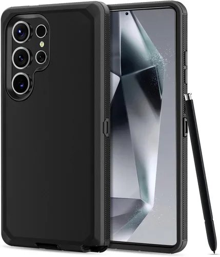 Vista 17 de Jiunai Funda para Samsung Galaxy A34, resistente, a prueba de golpes, de doble capa, protección de puerto, híbrida, resistente, para Samsung Galaxy