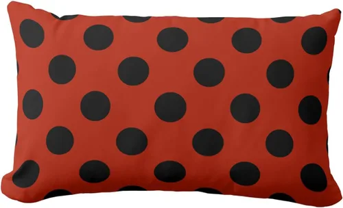 Vista 60 de Fundas de almohada de lunares negros sobre beige de 16 x 16 pulgadas, fundas de almohada decorativas rústicas y cuadradas para decoración del sofá