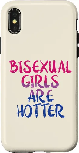 Vista 4 de Funda de regalo para iPhone 14 Pro Bisexual Girls Are Hotter Bi Pride Flag LGBTQ
