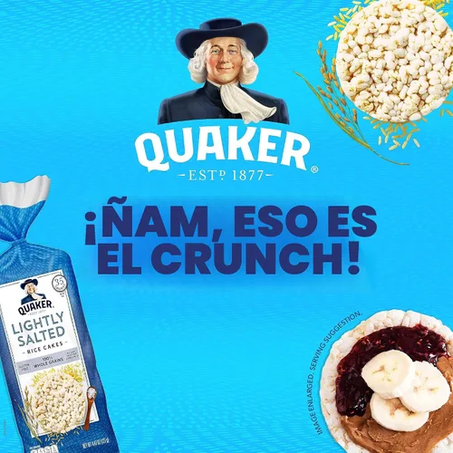 Vista 4 de Quaker crujientes de arroz, paquete con 6 variedades de sabores