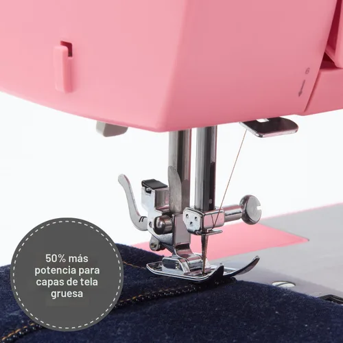 Vista 6 de SINGER® 4411 (rosa) Máquina de coser resistente de alta velocidad