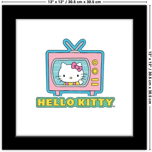 Vista 6 de Trends International Gallery Pops Sanrio Hello Kitty - Póster gráfico de pared con diseño de Hello Kitty, 12.00 x 12.00 pulgadas, versión de marco