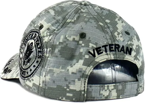Vista 5 de Gorra de béisbol ajustable con licencia oficial del ejército de EE. UU