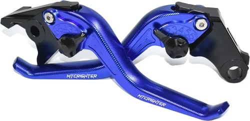 Vista 11 de Fishbone Pattern Short Brake Clutch Lever Set Compatible with Yamaha Fazer FZ-1 FZ-8 FZ-6 FZ-6R FZS60, CNC Aluminum Alloy Made (Black)