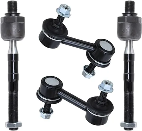 Vista 4 de Detroit Axle - Kit de suspensión frontal de 16 piezas para Hyundai Sonata 2006, 2007, 2008, 4 brazos de control, 4 barras de acoplamiento, 2