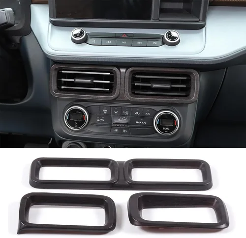 Vista 13 de TOYCIDFG Cubierta de marco de ventilación para consola central de automóvil compatible con Ford Maverick 2022-2024, accesorios de decoración