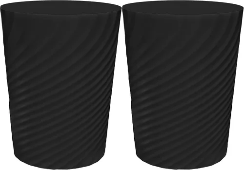 Vista 16 de DAJITRE Cubo de basura pequeño de 1.8 galones, papelera de reciclaje de perfil delgado para espacios compactos, baño, oficina, dormitorio, cocina