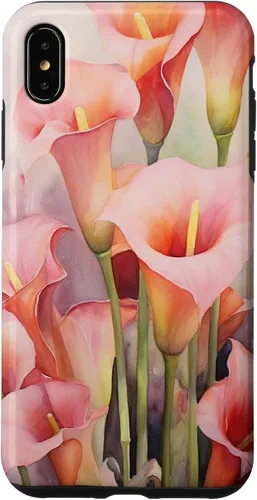 Vista 11 de Carcasa para iPhone 17 con diseño de flores de lirios de cala
