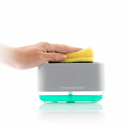 Vista 8 de Dispensador de Jabón 2 en 1 para Fregadero Pushoap InnovaGoods