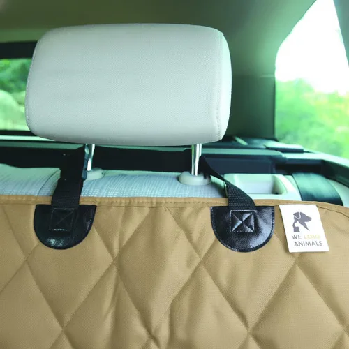 Vista 3 de Forro de carga SUV para perros, funda de asiento de automóvil para asiento trasero, alfombrilla antideslizante para el maletero, protector
