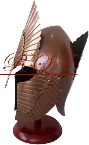 Vista 3 de R.S Enterprises - Casco medieval de armadura de caballero cruzado sin soporte
