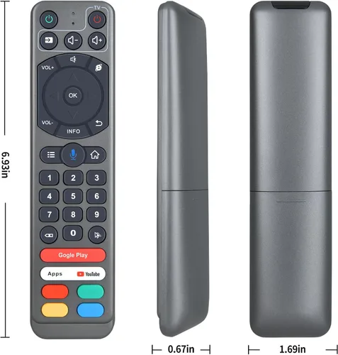 Vista 7 de Nuevo control remoto de repuesto compatible con Svicloud 9P Box, Smart AI Voice Remote para Svi Cloud Svicloud 8P 8S 9P 9S