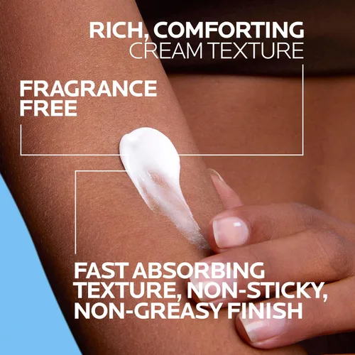 Vista 4 de La Roche-Posay Lipikar AP+ - Crema hidratante triple reparadora, loción facial y corporal para pieles secas y sensibles, hidratante con manteca