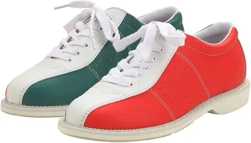 Vista 2 de VEACAM Zapatos deportivos para hombre y mujer, ligeros, con cordones, de cuero, para caminar, tenis casuales de boliche