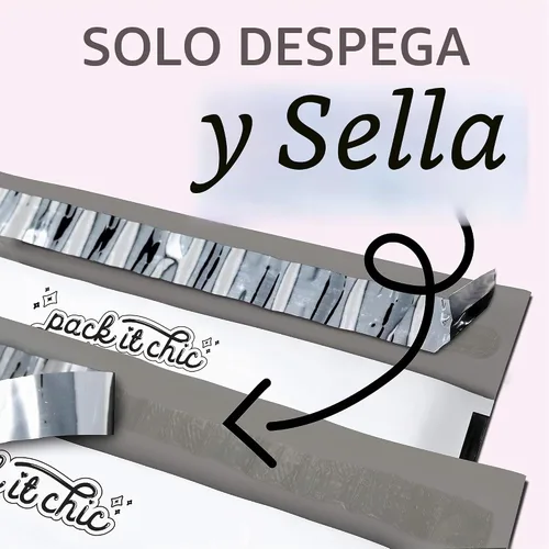 Vista 3 de Pack It Chic - 10X13 (Paquete de 100) Lunares Rosados - Sobres de Correo de Polietileno "Thank You" Bolsas Personalizadas de Plástico para Correo