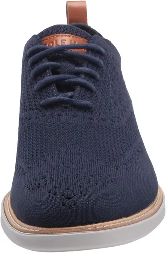 Vista 2 de Cole Haan GrandEvOlution Stitchlite Oxford para hombre, tela Ironstone