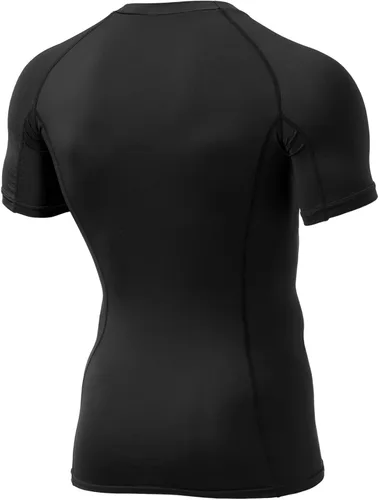 Vista 9 de TSLA - Paquetes de 1 o 3 camisetas de compresión para hombre, FPU 50+, de secado rápido, de manga corta, camiseta de entrenamiento atlético