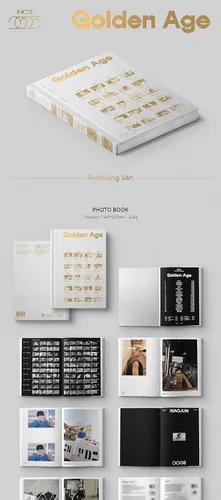 Vista 2 de NCT Golden Age 4º álbum CD+folleto+tarjeta fotográfica+etc+seguimiento sellado (versión de archivo)