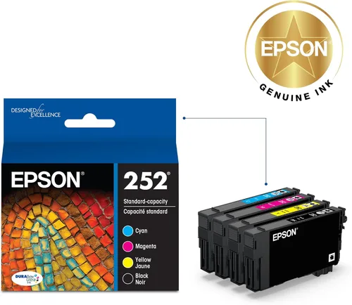 Vista 2 de Cartucho de tinta Epson Durabrite T252120 ultra negro de capacidad estándar Funciona con impresoras WorkForce WF-3620 WF-3640 WF-7110 WF-7210