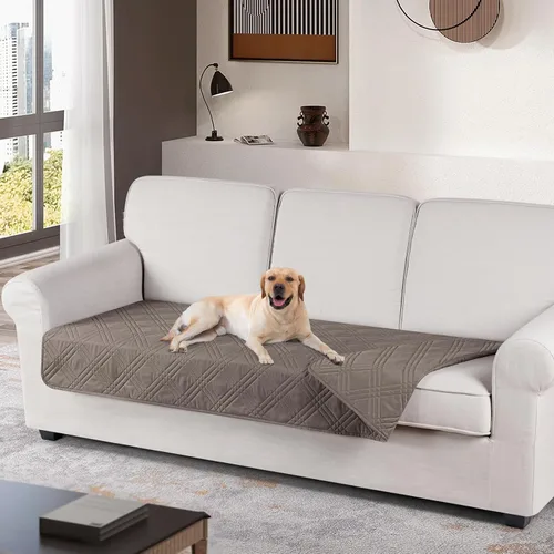 Vista 14 de TAOCOCO Funda de cojín de sofá 100% impermeable reversible, funda de asiento de sofá para perros y mascotas, funda de sofá biplaza para sofá