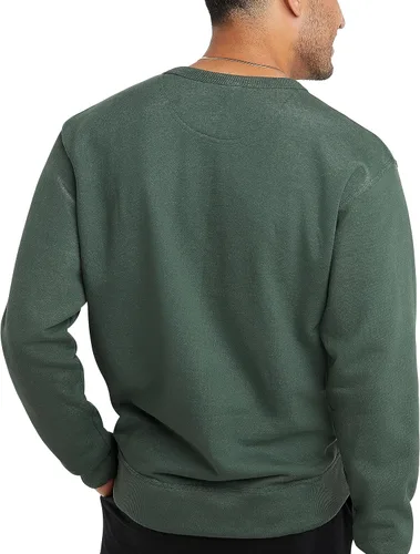 Vista 105 de Champion Sudadera de forro polar de peso medio con cuello redondo para hombre (regular o grande y alto)