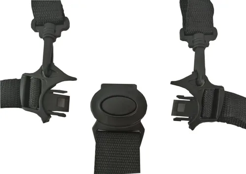 Vista 3 de Arnés de 5 puntos Cinturón de seguridad para bebé, cinturón de seguridad universal para silla alta de madera