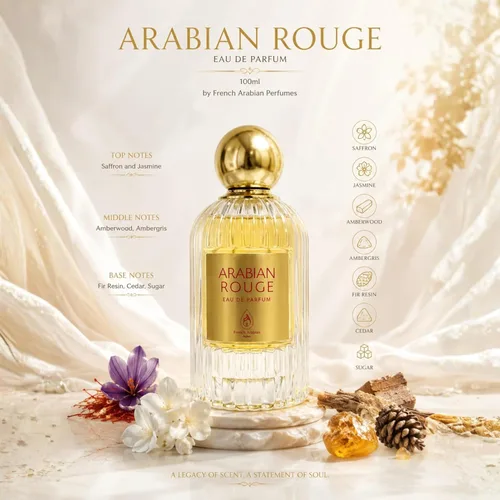 Vista 3 de Maison Alhambra La Rouge Barroco para Eau de Parfum en espray unisex de 3.4 onzas