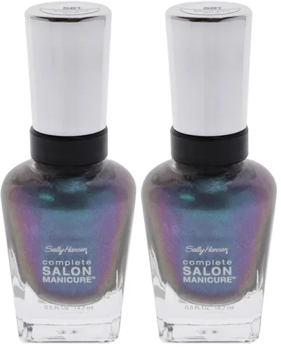 Vista 19 de Sally Hansen Esmalte de uñas de manicura de salón completo Color de uñas multibeneficio Fórmula fortalecedora de queratina 012 blancos perlados
