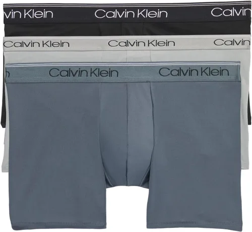 Vista 26 de Calvin Klein Ropa interior de microfibra elástica para hombre, paquete de 3 troncos 3 Negro