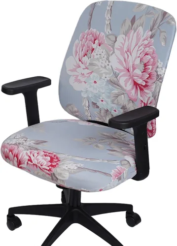 Vista 35 de Melaluxe Funda para silla de oficina de computadora, funda universal protectora y elástica para silla giratoria elástica