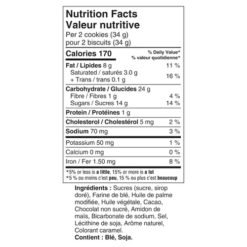 Vista 3 de Christie Galletas de chocolate de doble relleno, 303 g/10.68 oz, importadas de Canadá