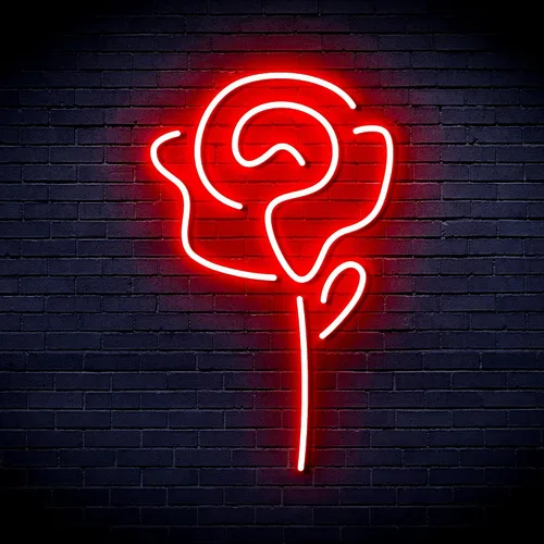 Vista 20 de ADVPRO Rose Flex Silicone LED Neon Sign - Blue - st16s32-fnu0034-b