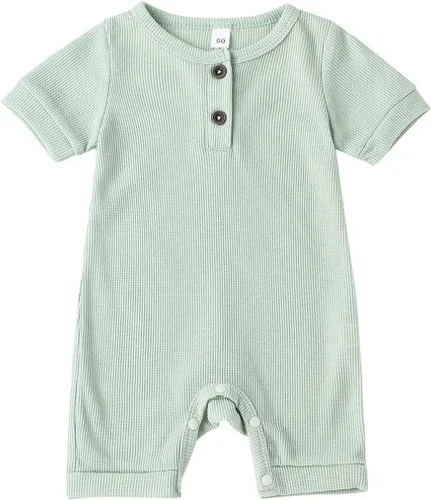 Vista 10 de Jumper de algodón y lino sin mangas con volantes para bebé. Ropa de verano.