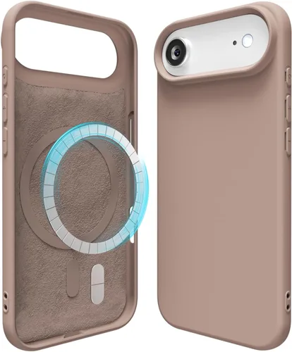Vista 119 de oakxco Funda de silicona para iPhone 12 Pro Max, magnética, compatible con carga inalámbrica Magsafe, cubierta protectora de goma suave y delgada