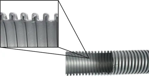 Vista 3 de Cen-Tec Systems Premium Attachment 2 adaptadores de tanque y manguera de extensión de vacío de 1.25 pulgadas de diámetro, 10 pies, plata (96007)