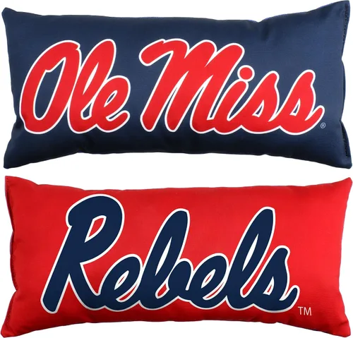 Vista 11 de College Covers Everything Comfy Arkansas Razorbacks Almohada Bolster de Viaje Pequeña Decorativa de 2 Lados 16 x 6 pulgadas