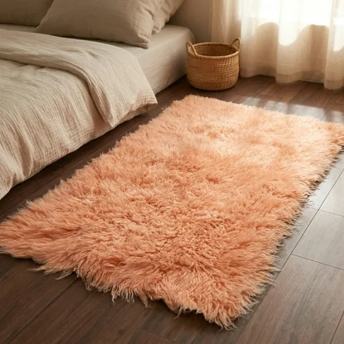 Vista 5 de Alfombras Flokati súper gruesas, colores populares, tamaño 3 x 5, pelo largo de lana de 3.5 pulgadas, felpa de 105.82 oz/m², excelente calidad