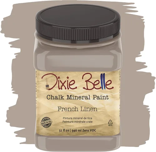 Vista 134 de Pintura para muebles con acabado de tiza Dixie Belle Paint Company - Amatista (4oz) - Pintura mineral de tiza chic púrpura profundo mate