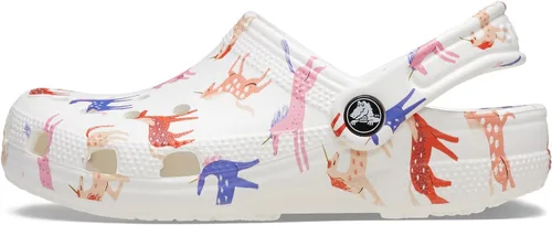 Vista 23 de Crocs Zuecos Gráficos Clásicos Unisex para Niños Estampado De Suéter De Vacaciones