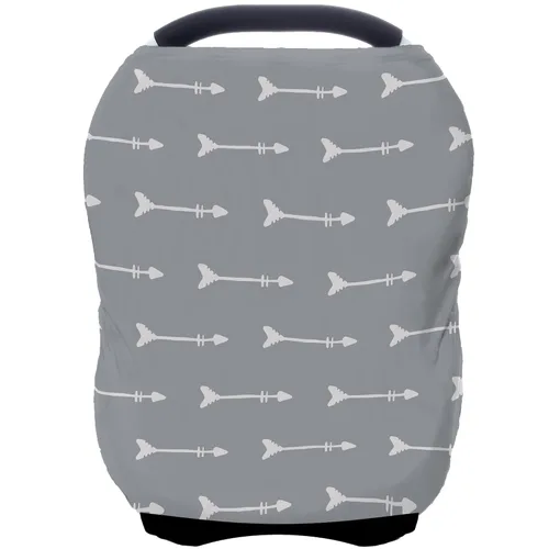 Vista 19 de Fundas de asiento de automóvil de alto estiramiento - Toldo para asiento de automóvil para bebés, fundas de lactancia multiusos, regalos para baby